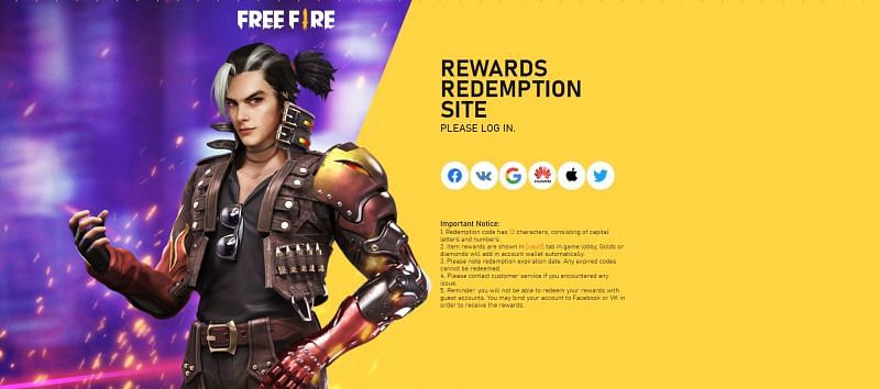 Log in to the website